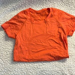 Lululemon- Orange, Short Sleeve - Size 4
